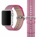 Curea iUni compatibila cu Apple Watch 1/2/3/4/5/6/7, 38mm, Nylon, Woven Strap, Electric Pink