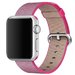 Curea iUni compatibila cu Apple Watch 1/2/3/4/5/6/7, 42mm, Nylon, Woven Strap, Electric Pink